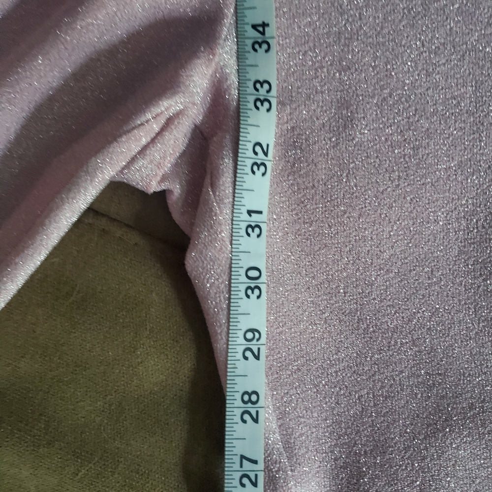 💯 Sleeper Lurex Lounge Set In Pink Shimmer - Picture 12 of 15